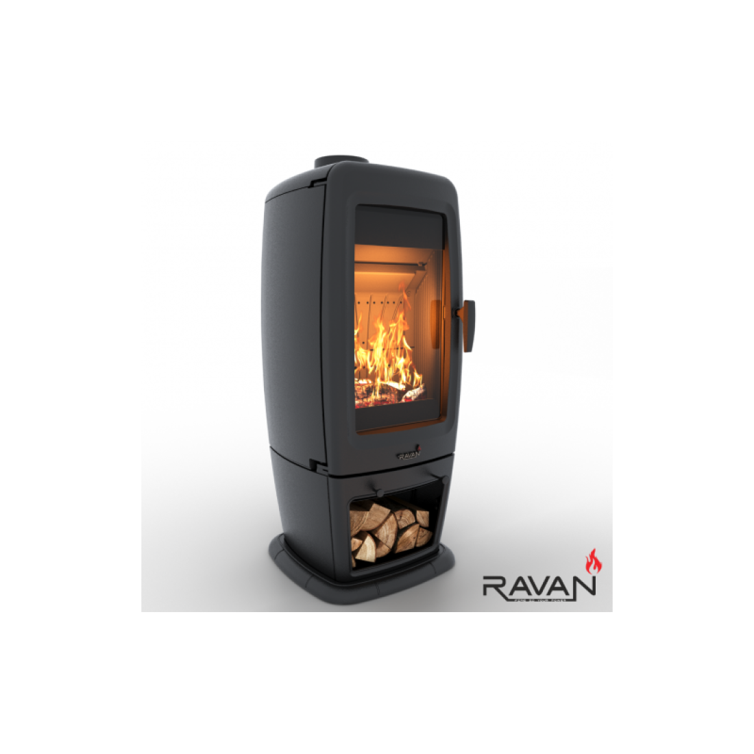 Чугунная печь Ravan Incorta Pro 14 кВт